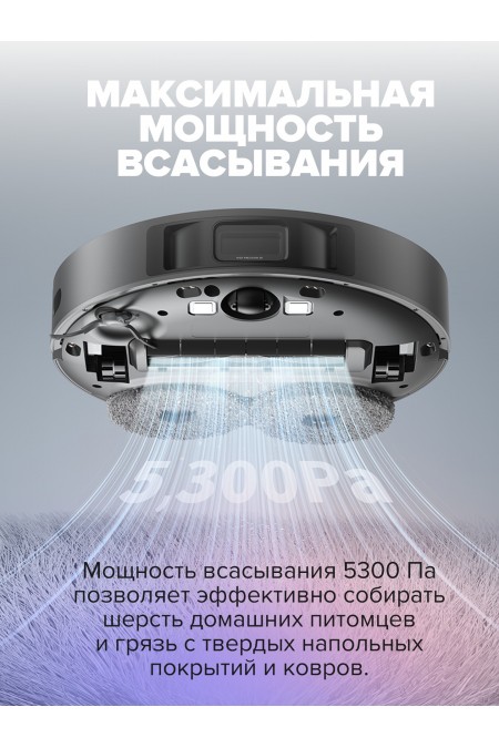 Робот-пылесос Dreame L10s Pro с зарядной станцией модели RCS0 (черный) 4