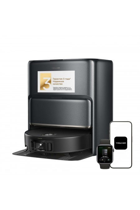 Робот-пылесос Dreame Trouver Robot Vacuum Z60 Ultra Roller Complete (RLZ83CE-1) (черный) 