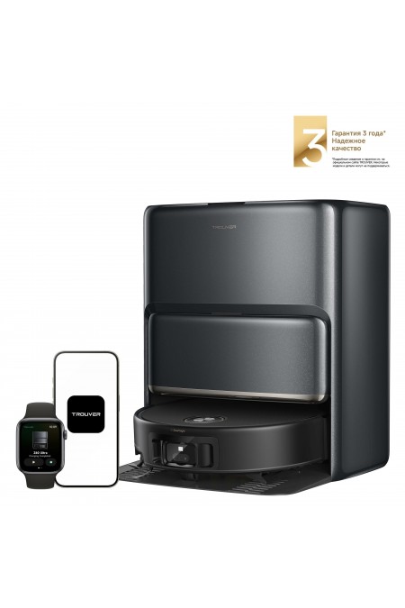 Робот-пылесос Dreame Trouver Robot Vacuum Z60 Ultra Roller Complete (RLZ83CE-1) (черный) 1