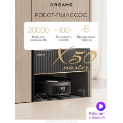 Робот-пылесос Dreame X50 Master (RLX86CE-1) (черный)