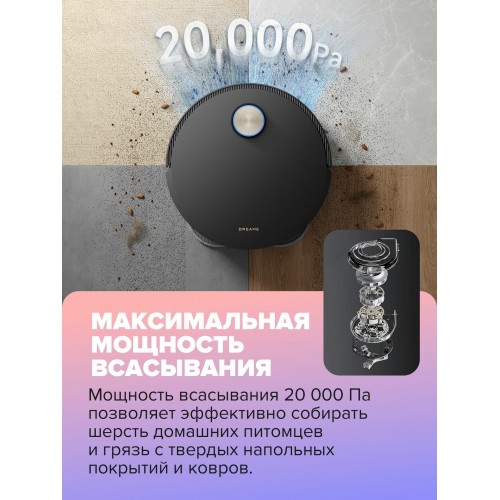 Робот-пылесос Dreame X50 Master (RLX86CE-1) (черный) 3