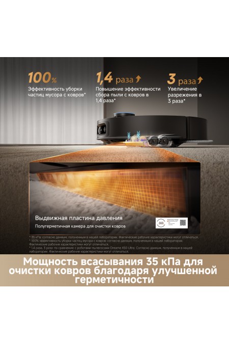 Робот-пылесос Dreame X60 Master (RLX88DE) (черный) 5