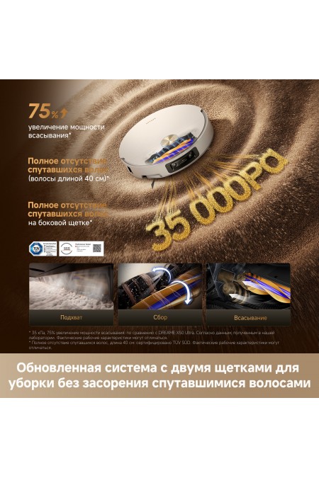 Робот-пылесос Dreame X60 Ultra Complete (белый) 3