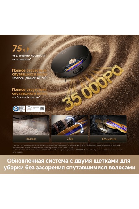 Робот-пылесос Dreame X60 Ultra Complete (черный) 6