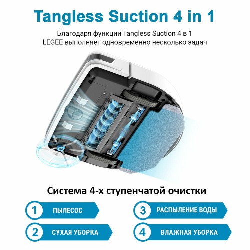 Робот-пылесос Hobot LEGEE D8 (белый) 1