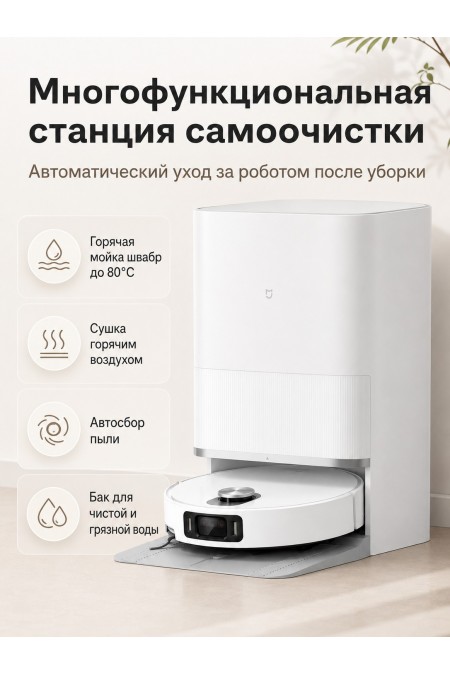 Робот-пылесос Xiaomi Mijia 5 Pro (OV21CN) (белый) 4