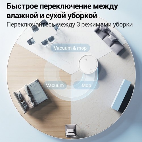 Робот-пылесос Xiaomi Robot Vacuum E10 BHR6783EU (белый) 4