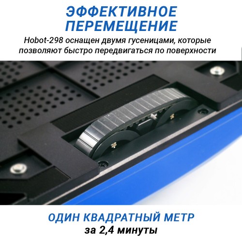 Робот-стеклоочиститель Hobot 298 Ultrasonic (синий) 3