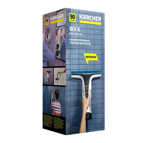 Ручной стеклоочиститель Karcher WV 6 Bath Edition (1.633-750.0) (белый/черный) 1
