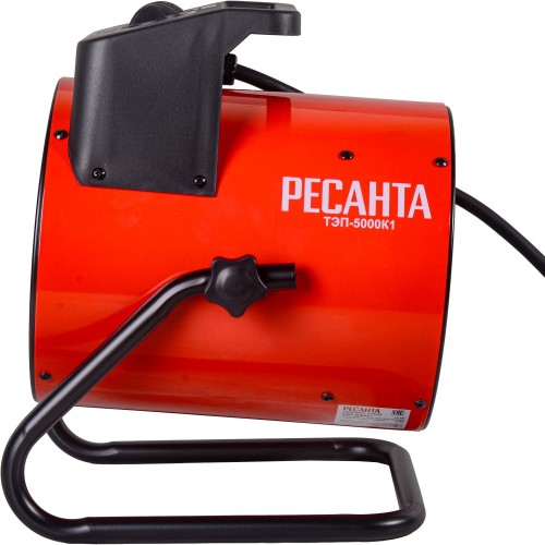 Электрическая тепловая пушка РЕСАНТА ТЭП-5000К1 (красный/черный) 2