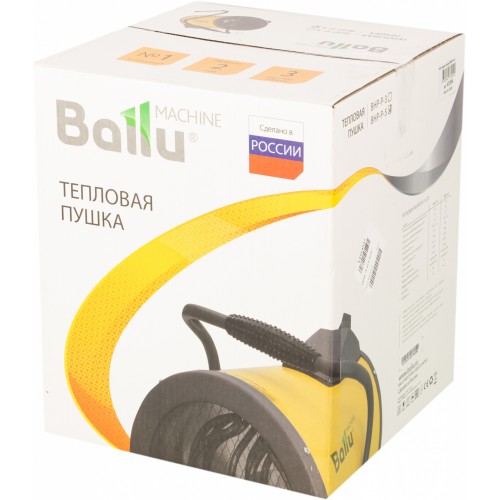 Электрическая тепловая пушка Ballu BHP-P-5 (желтый/черный) 9