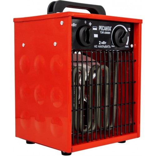 Электрическая тепловая пушка РЕСАНТА ТЭП-2000Н (красный/черный) 9