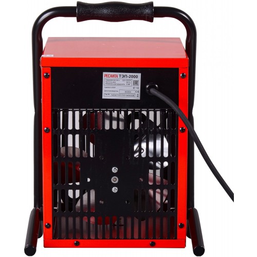 Электрическая тепловая пушка РЕСАНТА ТЭП-2000 (красный/черный) 