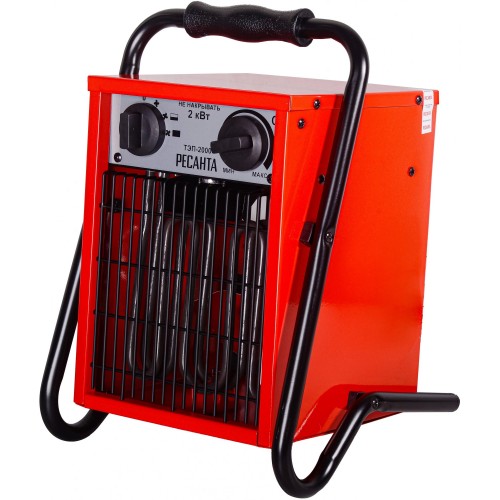 Электрическая тепловая пушка РЕСАНТА ТЭП-2000 (красный/черный) 4