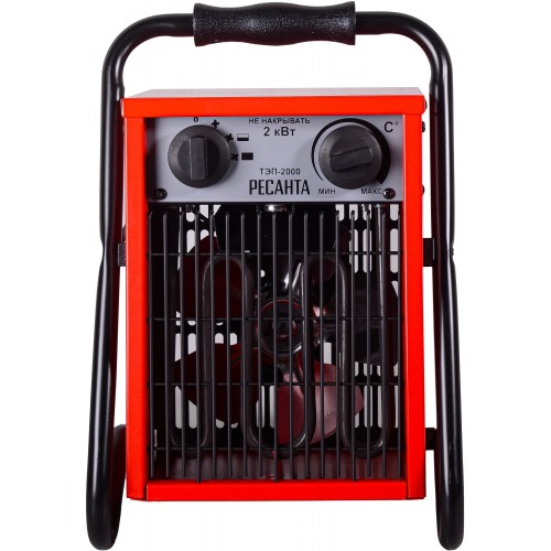 Электрическая тепловая пушка РЕСАНТА ТЭП-2000 (красный/черный) 5
