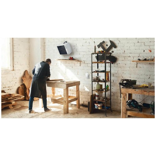 Электрическая тепловая пушка Ballu BHP-MW-15 без горелки (15 кВт) (серый) 5