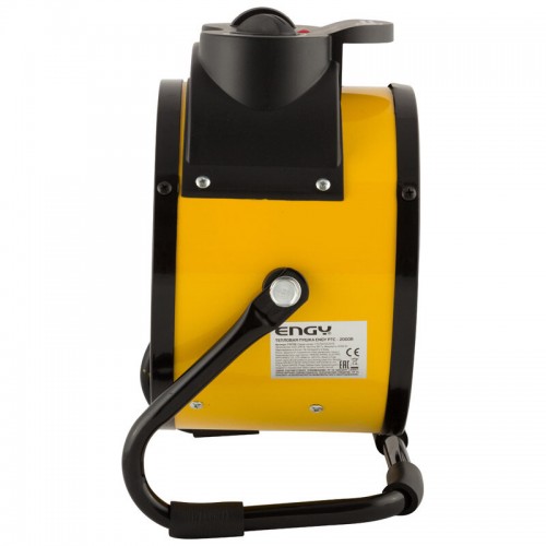 Электрическая тепловая пушка Engy PTC-2000R 15752 (черный/желтый) 6