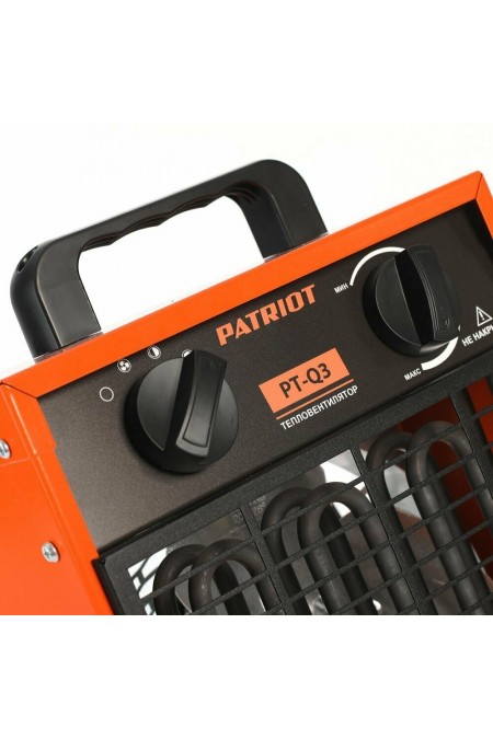 Электрическая тепловая пушка PATRIOT PT-Q 3 (оранжевый/черный) 3