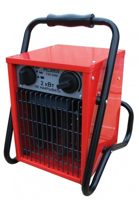 Электрическая тепловая пушка РЕСАНТА ТЭП-2000 (красный/черный) 