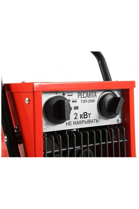 Электрическая тепловая пушка РЕСАНТА ТЭП-2000 (красный/черный) 1