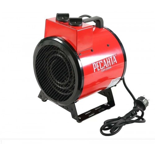 Электрическая тепловая пушка РЕСАНТА ТЭП-2000К (красный/черный) 1