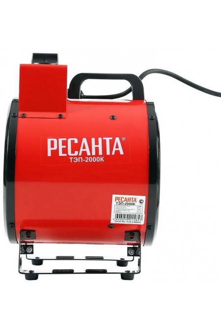 Электрическая тепловая пушка РЕСАНТА ТЭП-2000К (красный/черный) 3