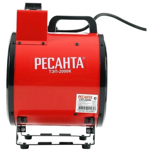 Электрическая тепловая пушка РЕСАНТА ТЭП-2000К (красный/черный) 3