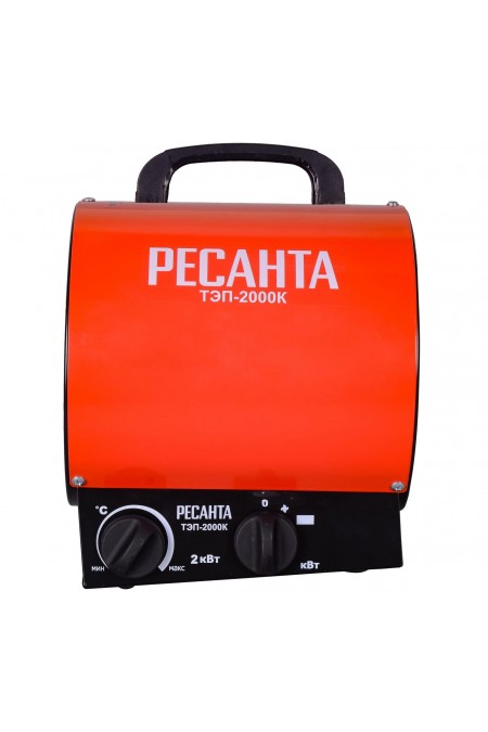 Электрическая тепловая пушка РЕСАНТА ТЭП-2000К (красный/черный) 5