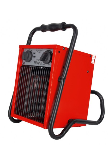 Электрическая тепловая пушка РЕСАНТА ТЭП-3000 (красный/черный) 