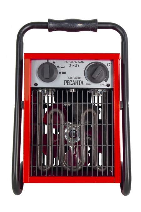 Электрическая тепловая пушка РЕСАНТА ТЭП-3000 (красный/черный) 1