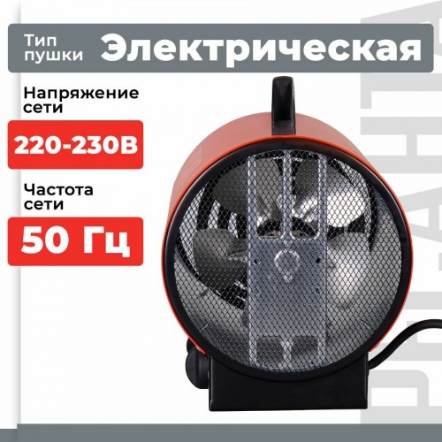 Электрическая тепловая пушка РЕСАНТА ТЭП-3000К (красный/черный) 1