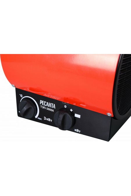 Электрическая тепловая пушка РЕСАНТА ТЭП-3000К (красный/черный) 3