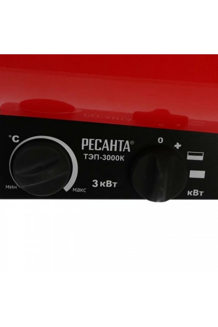 Электрическая тепловая пушка РЕСАНТА ТЭП-3000К (красный/черный) 8