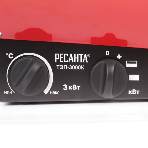 Электрическая тепловая пушка РЕСАНТА ТЭП-3000К (красный/черный) 8