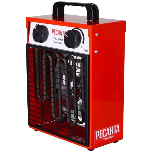 Электрическая тепловая пушка РЕСАНТА ТЭП-3000Н (красный/черный) 4