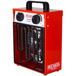 Электрическая тепловая пушка РЕСАНТА ТЭП-3000Н (красный/черный)