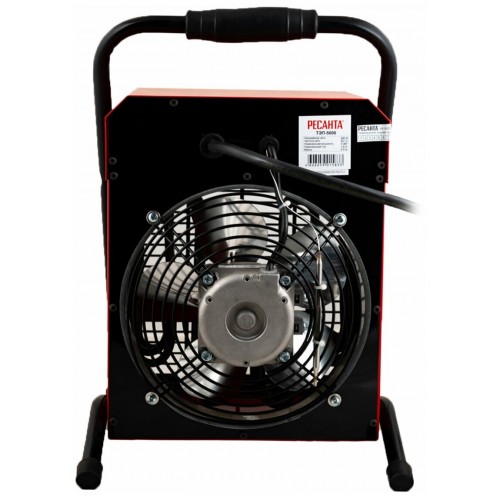 Электрическая тепловая пушка РЕСАНТА ТЭП-5000 (красный/черный) 4