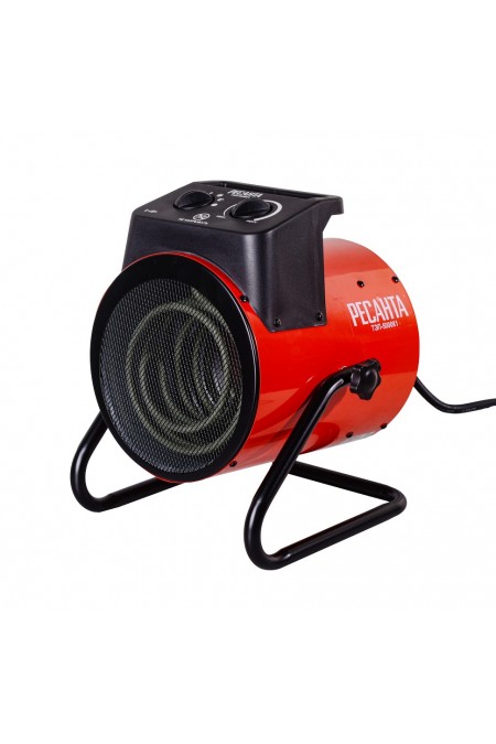 Электрическая тепловая пушка РЕСАНТА ТЭП-5000К1 (красный/черный) 