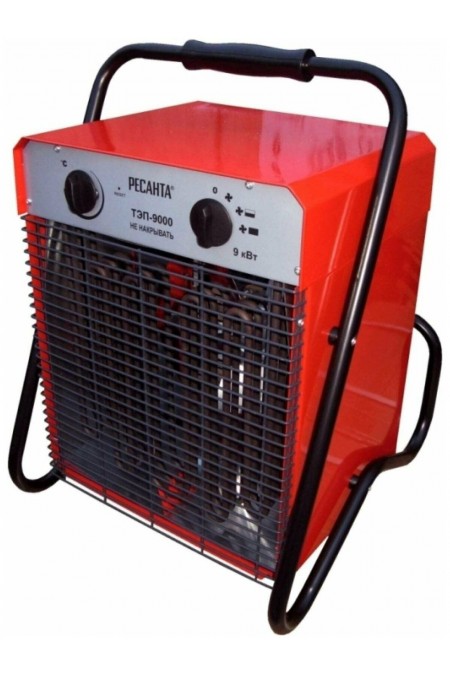 Электрическая тепловая пушка РЕСАНТА ТЭП-9000 (красный/черный) 