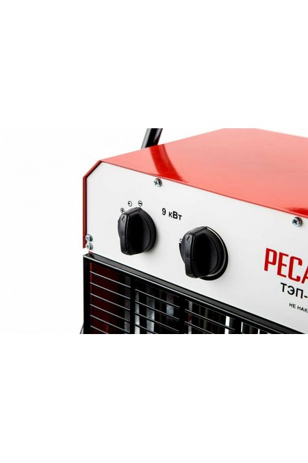 Электрическая тепловая пушка РЕСАНТА ТЭП-9000 (красный/черный) 2