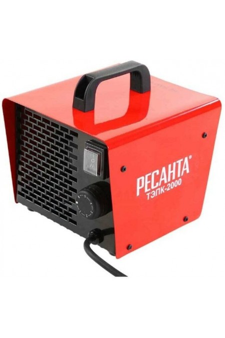 Электрическая тепловая пушка РЕСАНТА ТЭПК-2000 (красный/черный) 