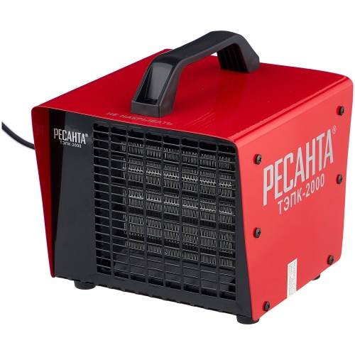 Электрическая тепловая пушка РЕСАНТА ТЭПК-2000 (красный/черный) 