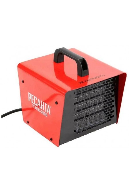 Электрическая тепловая пушка РЕСАНТА ТЭПК-2000 (красный/черный) 2