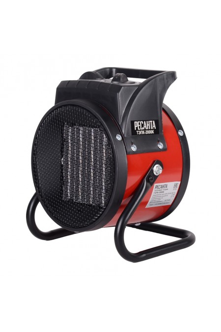 Электрическая тепловая пушка РЕСАНТА ТЭПК-2000K (красный/черный) 