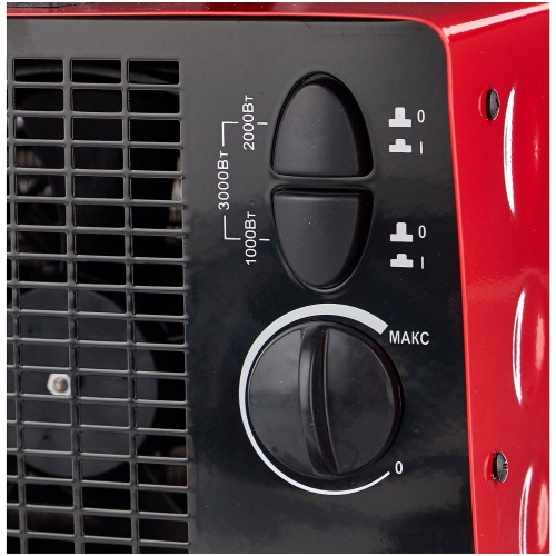 Электрическая тепловая пушка РЕСАНТА ТЭПК-3000 (красный/черный) 1