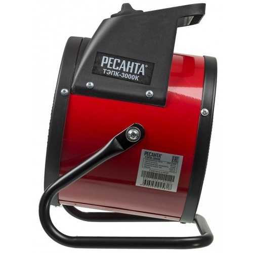 Электрическая тепловая пушка РЕСАНТА ТЭПК-3000K (красный/черный) 2