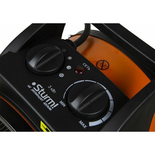 Электрическая тепловая пушка Sturm! FH3022C (черный/оранжевый) 5