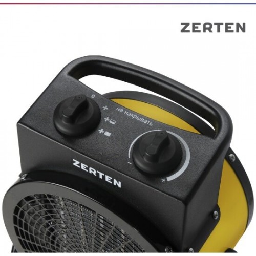 Электрическая тепловая пушка Zerten ZPK-30R (желтый/черный) 4