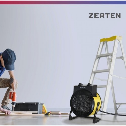 Электрическая тепловая пушка Zerten ZPK-30R (желтый/черный) 7