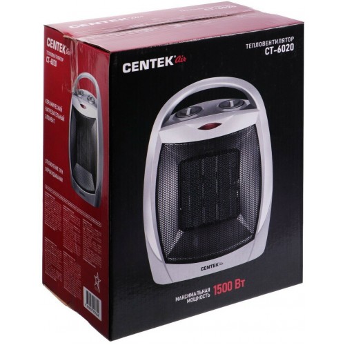 Тепловентилятор CENTEK CT-6020 (серый/черный) 4